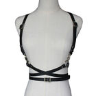 Fashion Trend Women Men Gothic Handmade PU Leather Harness Belts Waist Str ZT