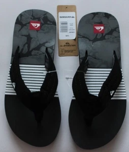 Nuevas chanclas acolchadas Quiksilver para hombre negras tallas 8-12 - Imagen 1 de 2