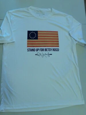 Camiseta THE RUSH LIMBAUGH SHOW Stand Up for Betsy Ross - GRANDE - GOP TRUMP etc. Foto 1 de 4