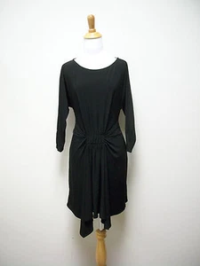 ABS COLLECTION Allen Schwartz Black Jersey Knit Tunic Dress Size XS - Picture 1 of 5