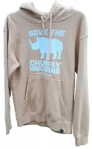 Sudadera con capucha Techstyles Save The Chubby Unicorn para hombre talla M amarilla San Diego Zoo - Imagen 1 de 11
