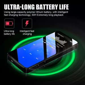 128GB MP4/MP3 Player Support Bluetooth Lossless Music FM Radio Recorder Sport US - Picture 1 of 24