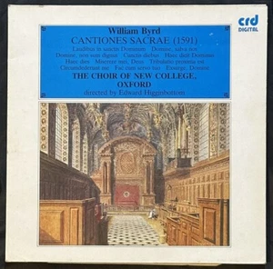 EDWARD HIGGINBOTTOM ~ BYRD Cantiones Sacrae (1591) CRD Digital ~ NM Vinyl LP - Foto 1 di 1