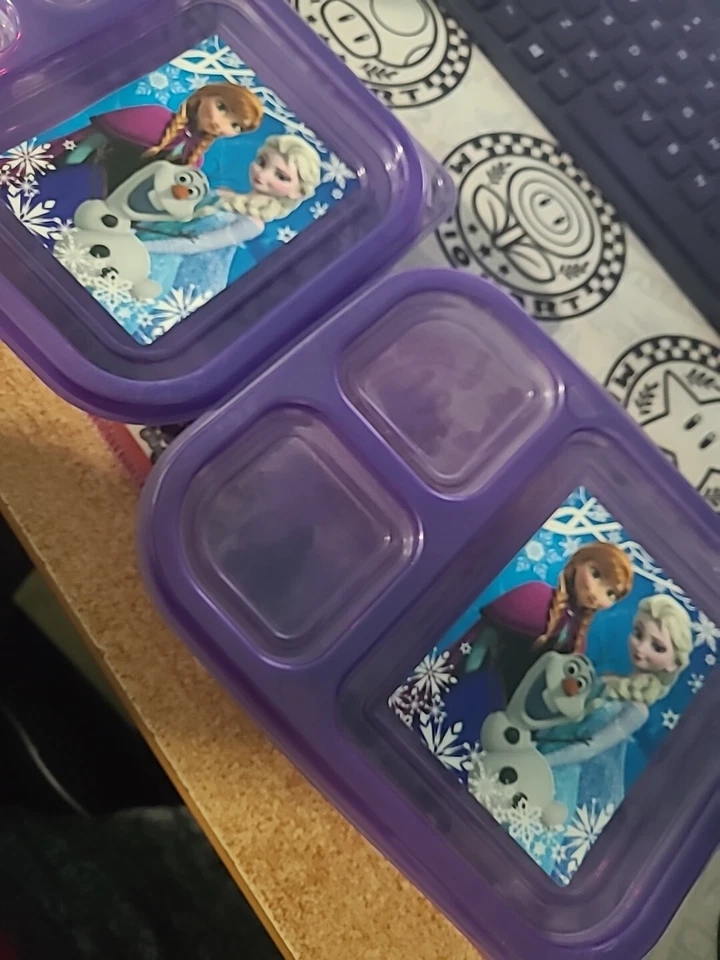 Kit de almuerzo de 3 secciones Disney Frozen juguetes Peachtree Foto 1 de 4