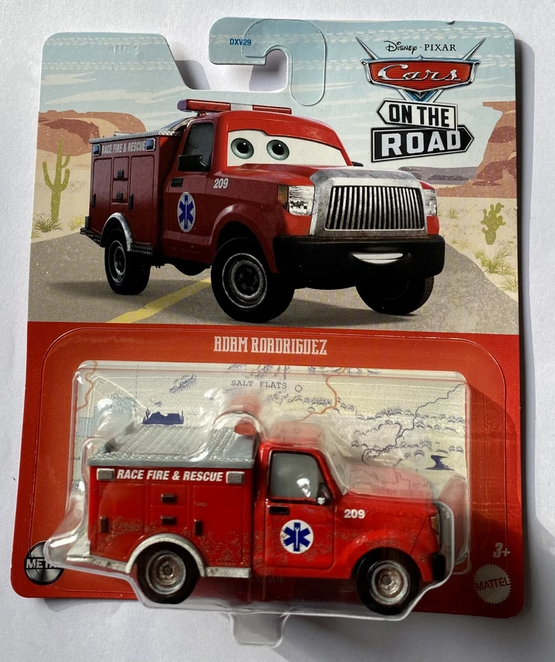 Disney Pixar Cars On The Road ADAM ROADRIGUEZ molto raro!! - Immagine 1 di 1