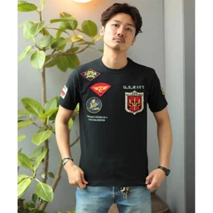 Segunda Guerra Mundial Top Gun Para Hombre Fuerza Aérea de los Estados Unidos Camiseta Piloto Militar Exterior Camisa Parche ESCUDO - Imagen 1 de 32