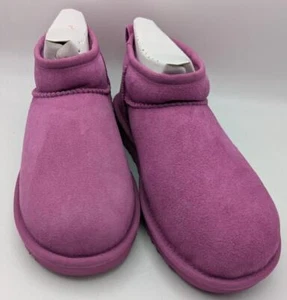 GENUINE UGGS CLASSIC ULTRA MINI UGG BOOTS BUBBLEGUM PINK UK 6 EU 39 US 8 - Picture 1 of 5