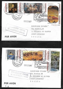Venezuela: 1995; Scott 1513, set Antonio José de Sucre, 2 FDC Circulated EBVC097 - Picture 1 of 2
