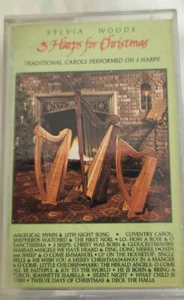 Sylvia Woods - 3 Harps For Christmas (Cassette, 1985 Tonmeister Records) - Picture 1 of 3