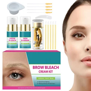 Brow Bleaching Kit Eyebrow Lightener Gentle Makeup Brow Bleach For Ordinary - Picture 1 of 12