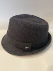 Men's DPC Hat Gray Fedora Size Large Felt Like Hat Classic Styling