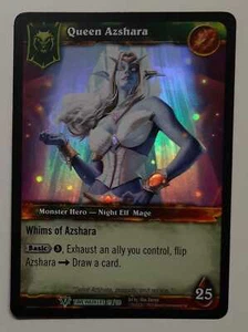 Queen Azshara Timewalkers 27/30 Ver.1 Foil WORLD OF WARCRAFT Eng NM - Imagen 1 de 1