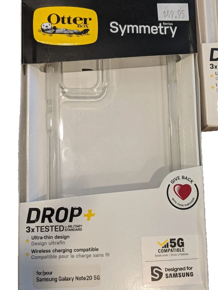 OtterBox - Symmetry Clear Case for Samsung Galaxy Note20 5G - Clear - Image 1 of 1