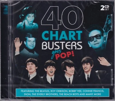 Oldies 40 Chart Busters goes POP 2x CD Beatles Elvis Gute Laune Musik NEU #T1729 - Bild 1 von 3
