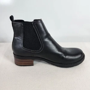 Eastland Casual Boots Womens Jasmine Chelsea Pull On Round Toe In Black Sz 8.5US - Picture 1 of 12
