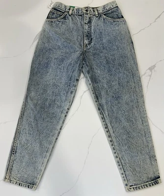 Vintage 1980s P.S. Gitano Acid Wash MISS Jeans Size 12 (New Old Stock w/ Tags) - Image 1 of 4