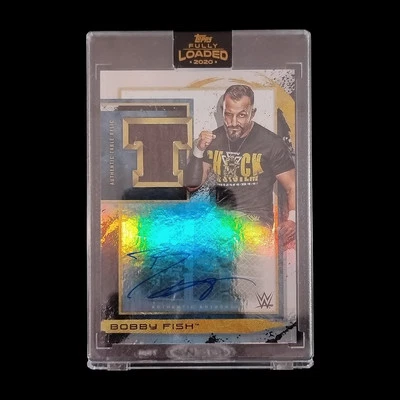 2020 Topps Fully Loaded Table Relic Autograph Bobby Fish /99 - Image 1 of 2