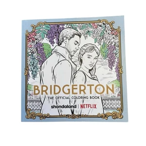 Bridgerton Official Coloring Book Netflix Shondaland Adult TV Series Art 2023 - Picture 1 of 2