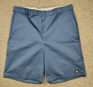 DICKIES Shorts Men's 46 Blue Loose Fit Twill Workwear Cotton Blend Classic - Picture 1 of 10