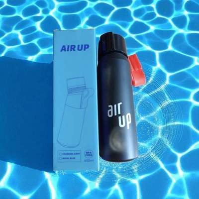 AIRUP Neue Air Up Trinkflasche (650ml) mit - 3x aromatisierten Kirsch- und Apfelschoten