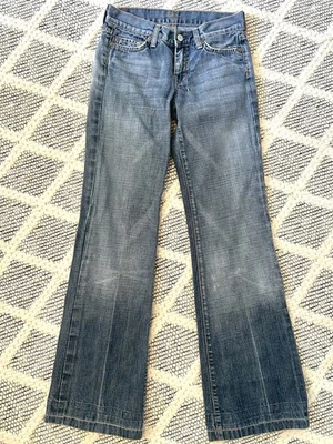 7 For All Mankind Dojo Flare Bootcut Low rise Sz 24 Fits Like 23 - Image 1 of 4