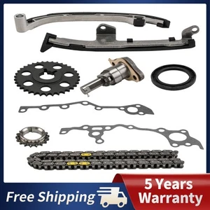 9x Timing Chain Kit Tensioner Crank Sprocket For 1995-2004 Toyota Tacoma 2.7L - Picture 1 of 10