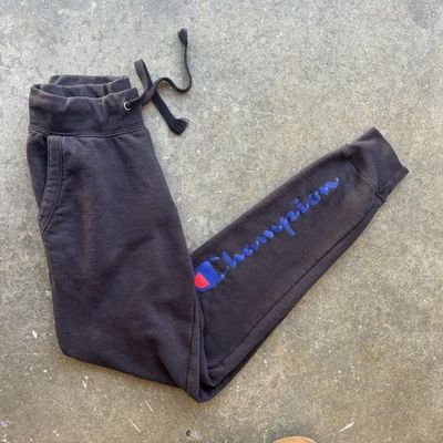Pantalones deportivos Champion para hombre XS negros retro clásicos con logotipo al aire libre otoño cómodos Foto 1 de 4