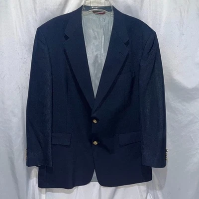 Dell Brothers Jack Nicklaus Blazer Men's Size 43R Navy Blue Two Button - Image 1 of 4
