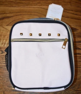 Pottery Barn Teen Emily & Meritt Blush Studs Lunch Box Monogram SGF NWT - Picture 1 of 2