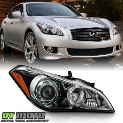 Faro negro lado del pasajero para Infiniti M37 M56 2011-2013 xenón oculto no AFS Foto 1 de 4
