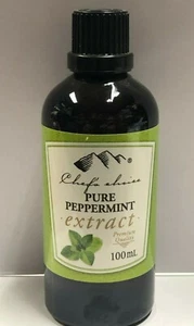 PURE PEPPERMINT EXTRACT,100 ML,PREMIUM QUALITY,NO ARTIFICIAL COLOR, CHEFS CHOICE - Bild 1 von 3