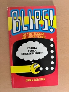 Vintage 1980's Blips! First Book of Video Game Funnies Bob Stine Paperback - Picture 1 of 3