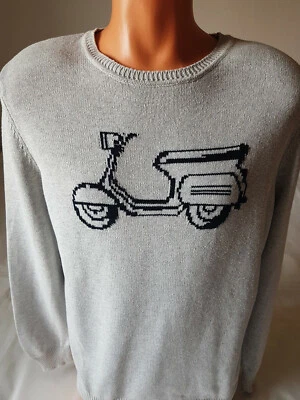 toller Motor Roller Motiv SPRINGFIELD Herren Pullover  Gr. L Top Zustand  - Bild 1 von 4