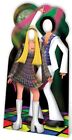 Disco Couple Stand In   19M Cardboard Cutout Seventies Party Decoration