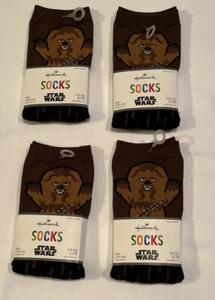 Disney Star Wars Kids 4-pair Crew Socks NWT Size S/M Ages 1-3 - Picture 1 of 4