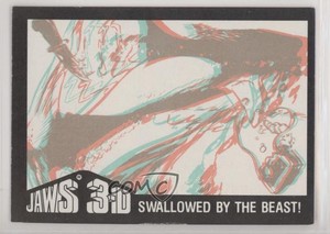 1983 Topps Jaws 3-D Swallowed By The Beast! #39 1g9