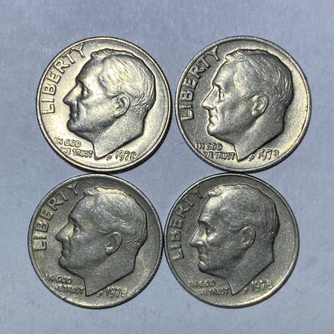 1978 P Roosevelt Dime Circulated *** Free Shipping *** Cover