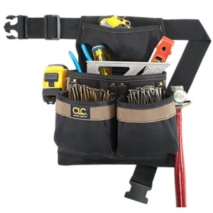 CLC Custom Leathercraft PK1836 Nail & Tool Bag with Poly Belt - 5 Pockets - Picture 1 of 2