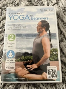 Rodney Yee's Yoga for Beginners DVD Video By GAIAM BRAND NEW SEALED Case Damage - Picture 1 of 3