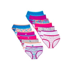 Wonder Nation Girls Hipster Underwear 14-Pack, Assorted Colors, Size 12 - Picture 1 of 2