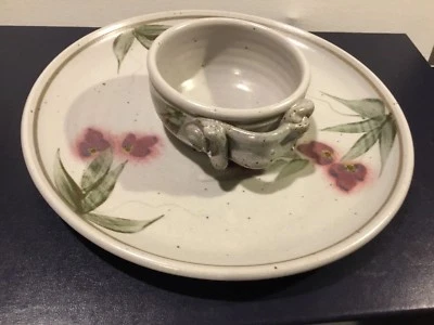 JUEGO DE CHIP & DIP HECHO A MANO Y PINTADO Foto 1 de 3