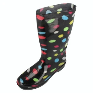 Ladies Spotty 01 By Spot On Wellington Boots - Picture 1 of 9