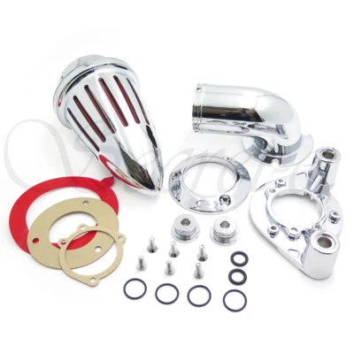 Bullet Air Cleaner Kits Fit 1991-2006 Harley Davidson Xl Models Sportstar Chrome - Image 1 of 4