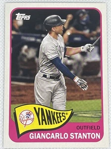 2021 Topps - 1965 Topps Redux #T65-34 Giancarlo Stanton Near Mint - Picture 1 of 2
