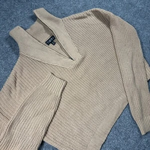 Timing Women 1/4 Zip Sweater Cream Outdoor Cabin Comfy - Picture 1 of 7