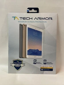 Paquete de 2 protectores de pantalla de película transparente Tech Armor HD para Apple iPad Air 2/iPad Air - Imagen 1 de 6