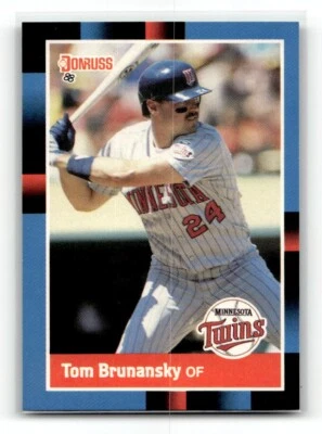 Tom Brunansky Minnesota Twins: Donruss 1988 #245 Baseball Card - Image 1 of 2