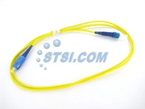 Corning SC auf ST Singlemode Glasfaser Jumper Kabel, 1 Meter 586101R3131001M ~ STSI - Bild 1 von 5