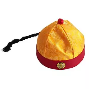 Ancient Chinese Royal Emperor Hat Role Play Decorative Cosplay Hat Child - Foto 1 di 3