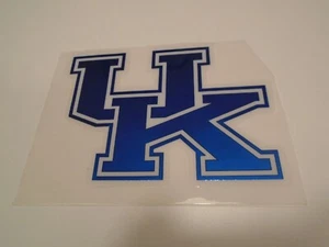 Kentucky Wildcats football helmet decals Blue chrome single decal - Picture 1 of 7